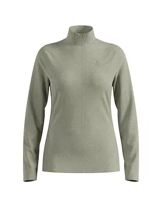 ODLO | Damen Unterzieh Zipshirt Roy | grau